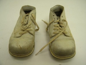 vintage jumping jack baby shoes