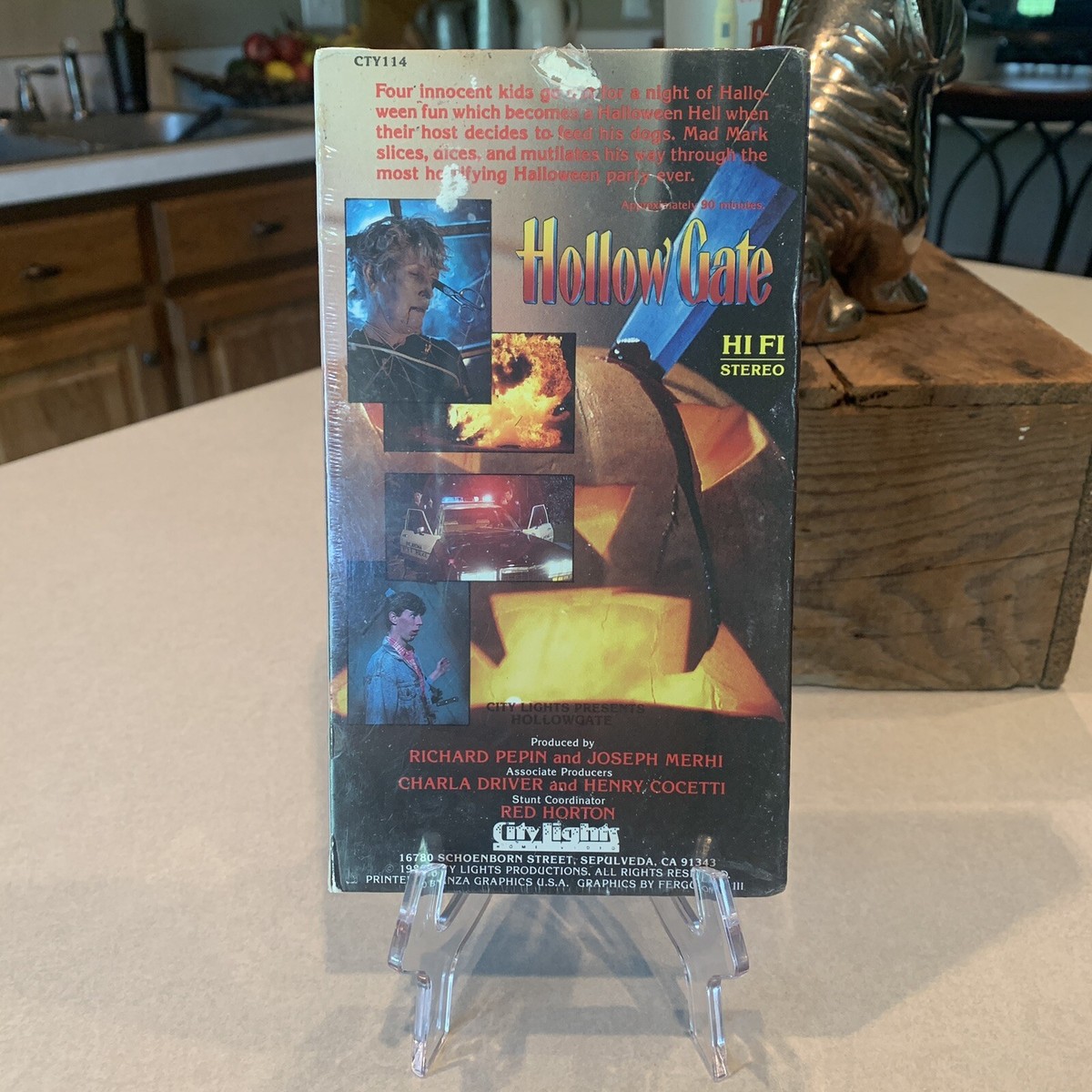 Hollow Gate (VHS, 1988) City Lights Halloween Horror Promo