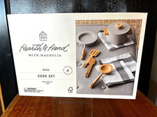 Hearth  Hand with Magnolia 8 PC WOOD Cook SET Pretend Play Kindergarten Target