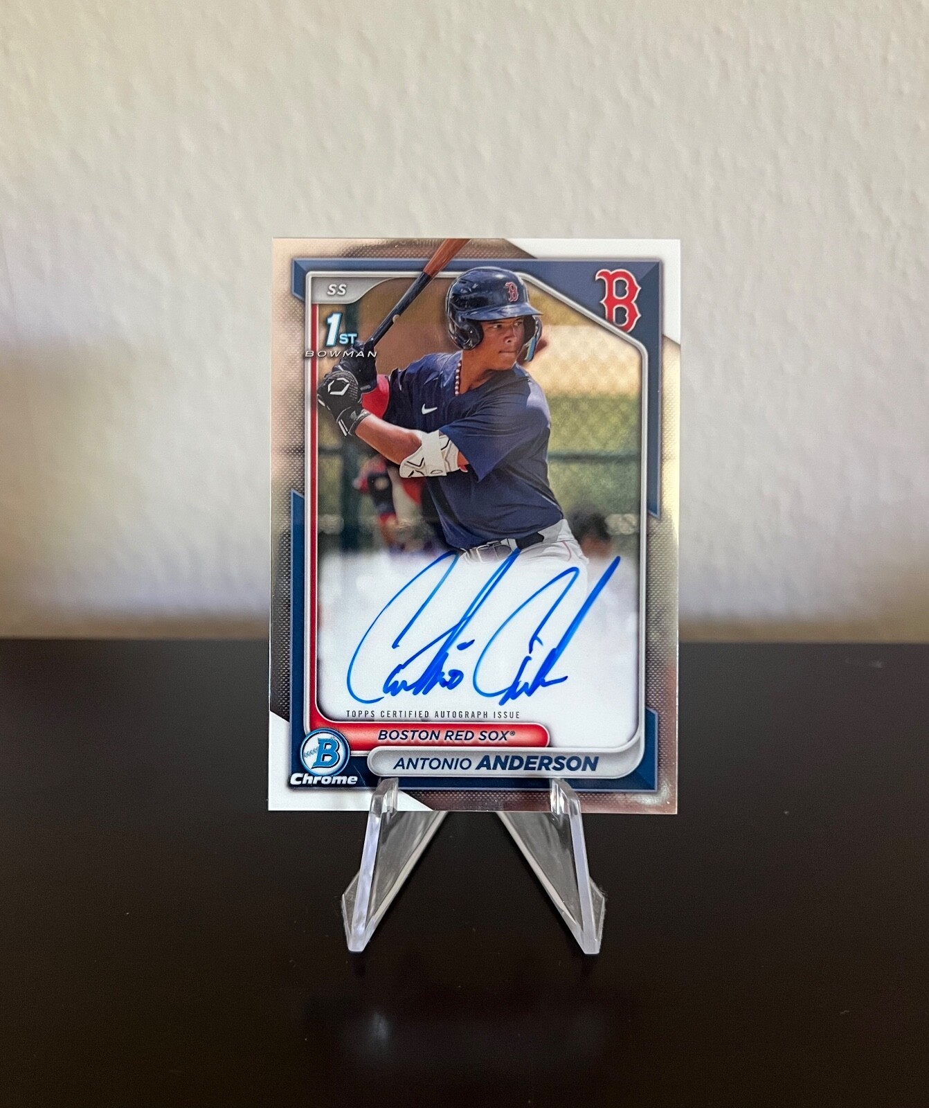 2024 Bowman Chrome Antonio Anderson 1st Bowman Auto Rookie #CPA-AAN