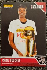 CHRIS BOUCHER RC 2018-19 Toronto Raptors NBA Champions Panini Instant
