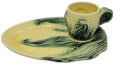 Stanford Corn Snack Plate & Cup Set