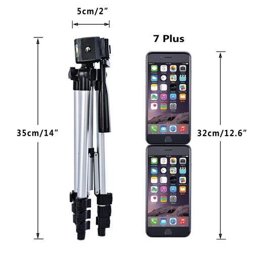 Tripod Stand Mount For Digital Camera Camcorder Phone Holder iPhone DSLR SLR UK - Picture 4 of 19