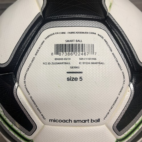 Adidas miCoach Smart Ball G83963 with Integrated Sensor Size 5 USED *READ* - Picture 5 of 13