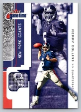 2001 Fleer Game Time #58 Kerry Collins New York Giants