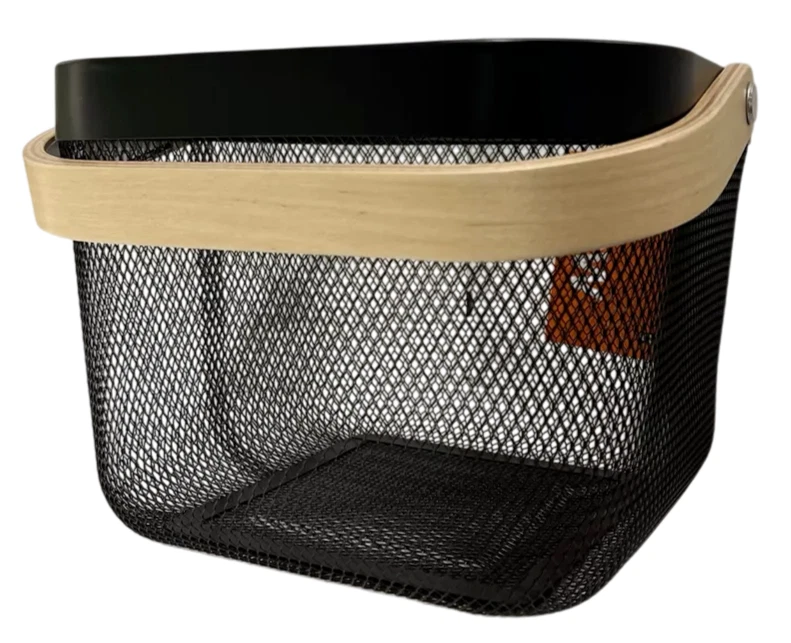 Nuevo IKEA RISATORP Cesta de Alambre Gris 25x26x18 cm (9 3/4x10 1/4x7") 205.887.11 Foto 2 de 2