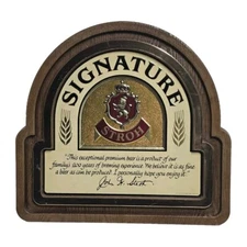 VINTAGE Signature STROH Beer Bar Sign, Stroh Brewery Company 