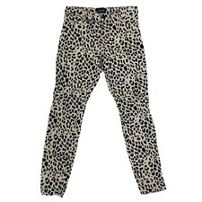 The Children's Place Girl's Leopard Print Adjustable Waist Skinny Jeans Sz 12