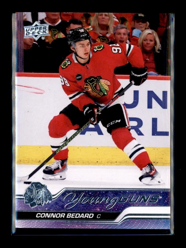 2023-24 Upper Deck Series 2 #451 Connor Bedard Young Guns Chicago Blackhawks