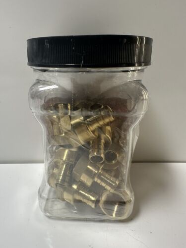 Apollo 1/2 in. Brass PEX Barb x 1/2 in. Female Pipe Thread Adapter Pro Pack (19) - Picture 3 of 5