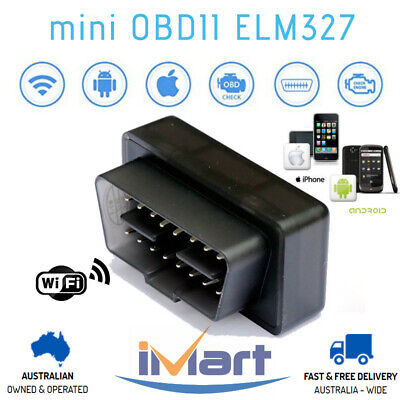 Mini OBDII OBD2 ELM327 Bluetooth Wireless Diagnostic Scanner Tool For Android US 