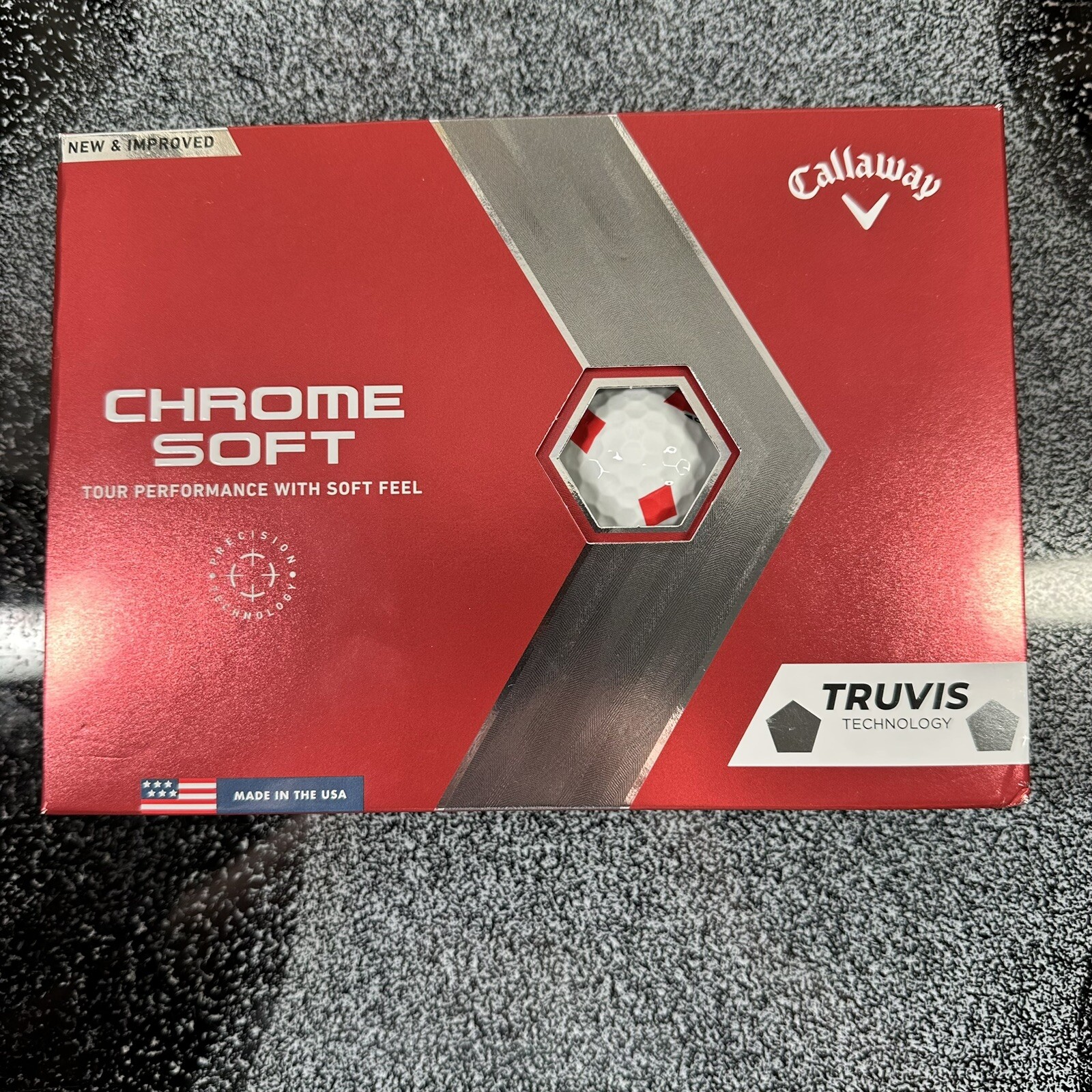 12 (1 Dozen) Callaway Chrome Soft TRUVIS Golf Balls Diamonds