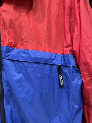 ジャケット・アウター Patagonia Light Oz Full Zip Nylon Jacket VTG 90s Patagonia Full Zip Light Jacket Nylon Red Blue Made in