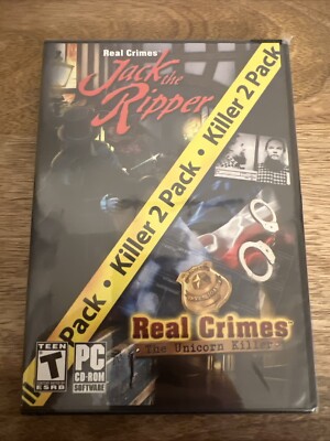 Jack The Ripper & Real Crimes The Unicorn Killer Videos Games PC Cd-ROM T-Teen