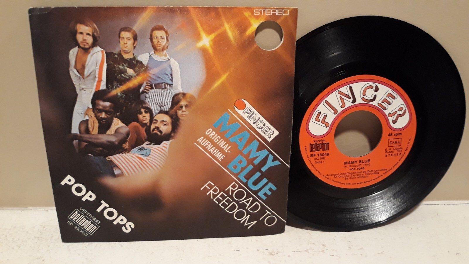 POP "MAMY BLUE - ROAD TO FREEDOM" / PS / FINGER (GERMNAY) 1971 | eBay