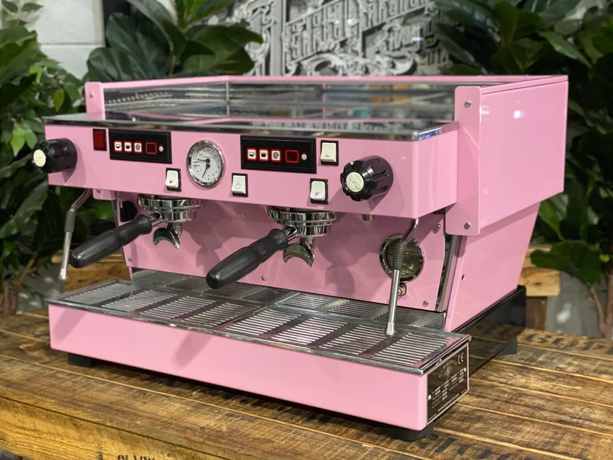 LA MARZOCCO LINEA CLASSIC 2 GROUP ESPRESSO COFFEE MACHINE PINK GIN  COMMERCIAL