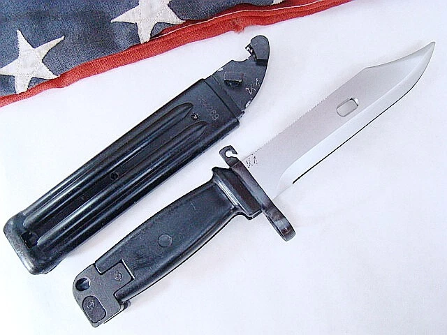 Yugoslavian Type III Multi-Purpose Combat Knife Bayonet & Scabbard - Mil Surplus - Image 4 of 4