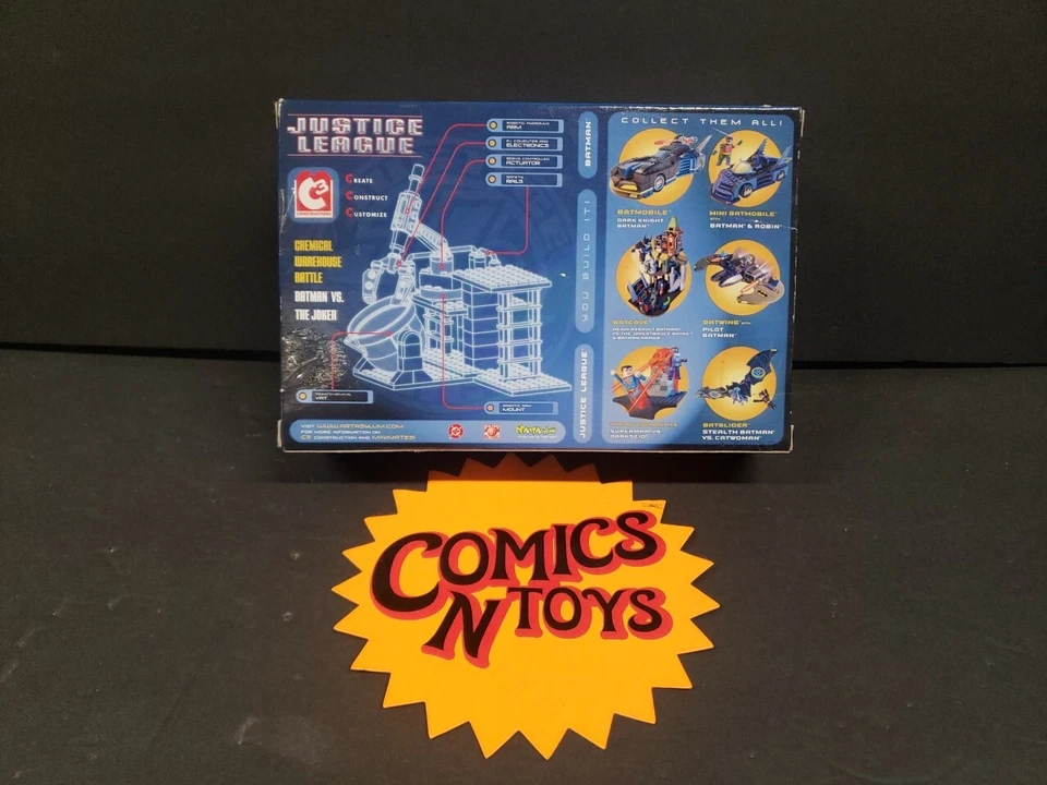 C3 Construcción Liga de la Justicia Química Almacén Batalla con Joker y Batman 83 piezas Foto 2 de 2