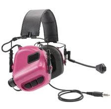 EARMOR M32 PROFESSIONAL HEADPHONES MICROPHONE POLYGON SOUND REDUCTION PINK SOFTAIR