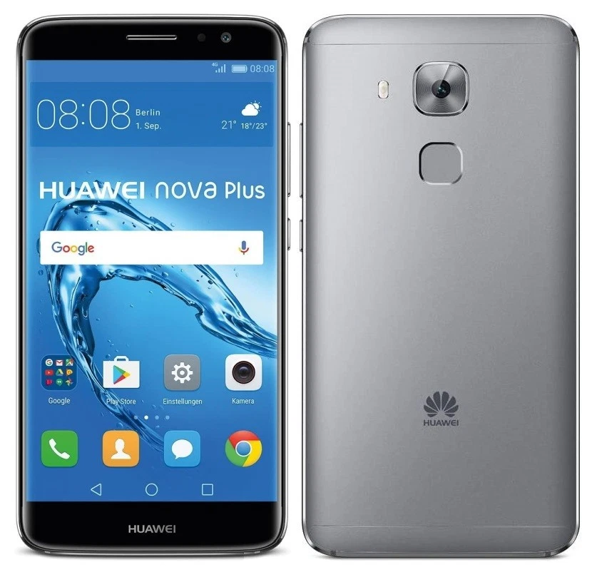 Huawei Nova Plus MLA-L11 DualSim Grey 3GB/32GB LTE NFC Android Smartphone NEU - Bild 1 von 2