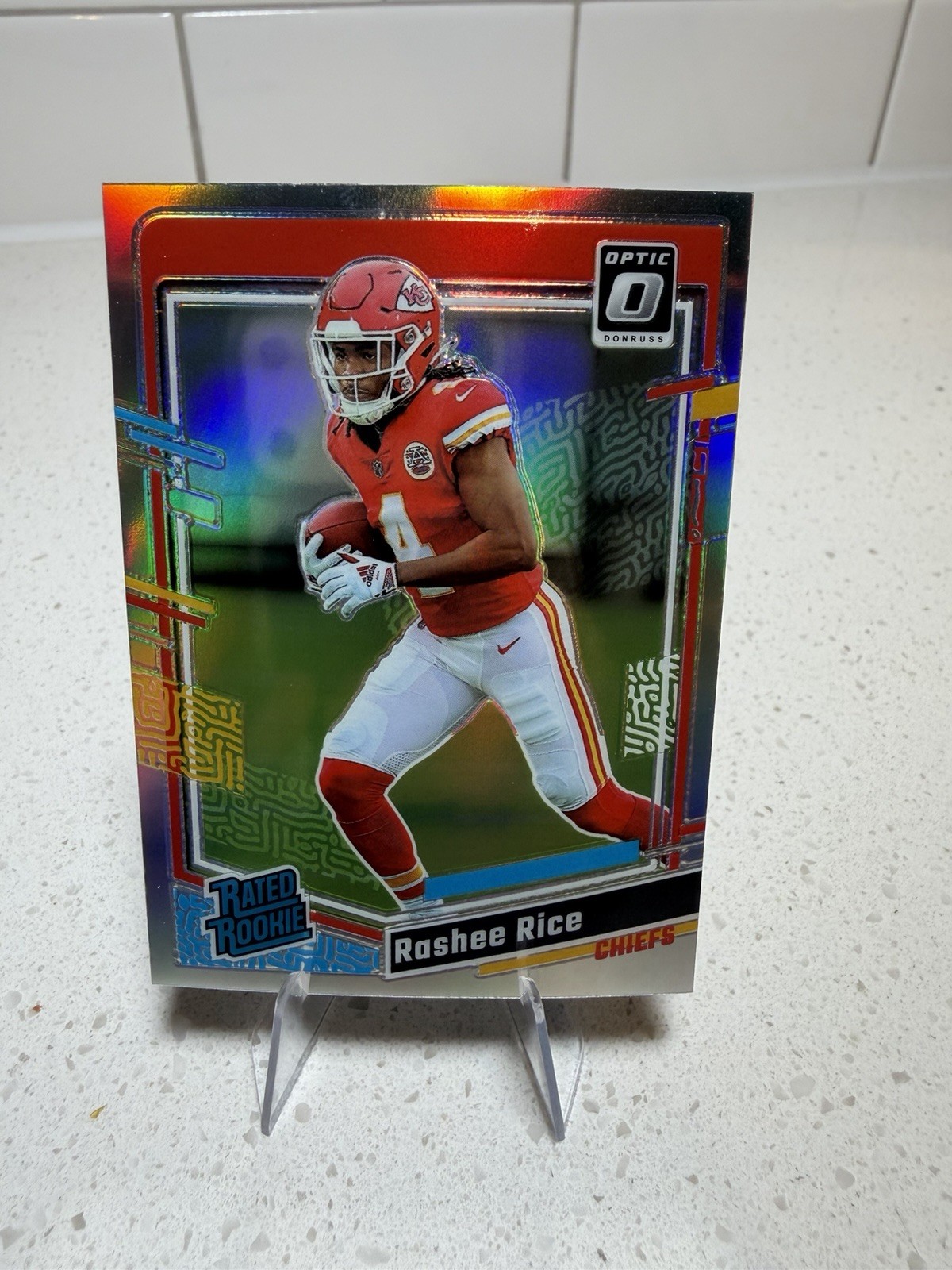2023 Panini Donruss Optic - Rated Rookie Rashee Rice #257 Holo Prizm (RC)