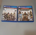 Assassin's Creed Unity and Assassin's Creed Syndicate PS4 CIB Tested and Works