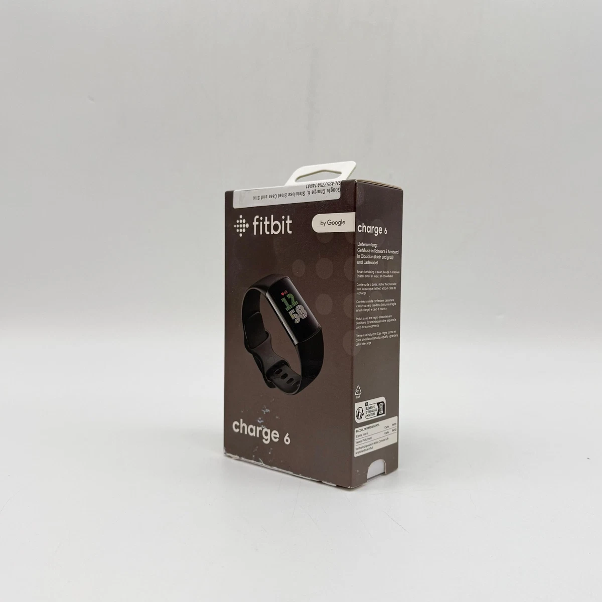 Fitbit Google Charge 6 Aktivitätstracker Obsidian/Aluminum Uhr Smart Watch Track