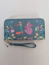 Loungefly Robin Hood Sherwood Forest Floral Wristlet Wallet NWT