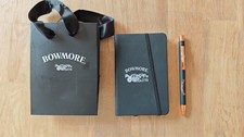 Bowmore Notizbuch und Kugelschreiber