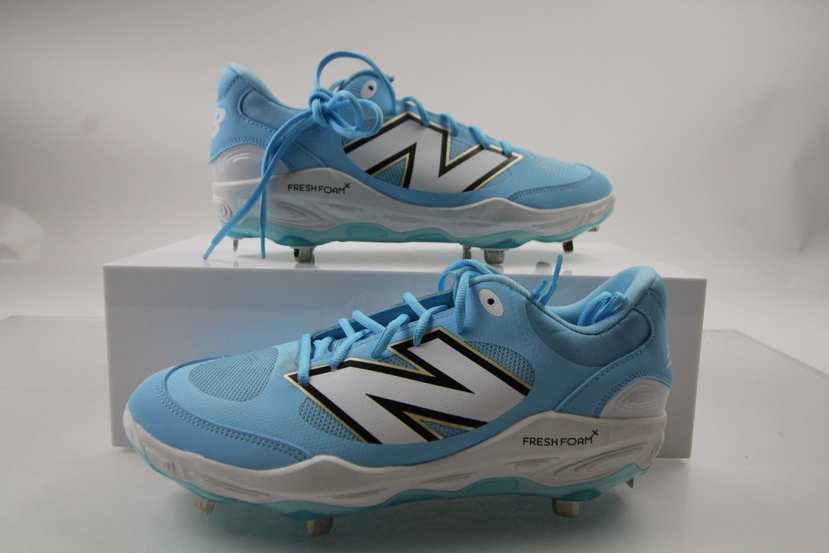 Baseball Footwear New Balance Light Blue Baseball Cleats New