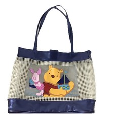 Winnie The Pooh Travel Duffle Bag Piglet Blue Beach Holiday Toys Walt Disney