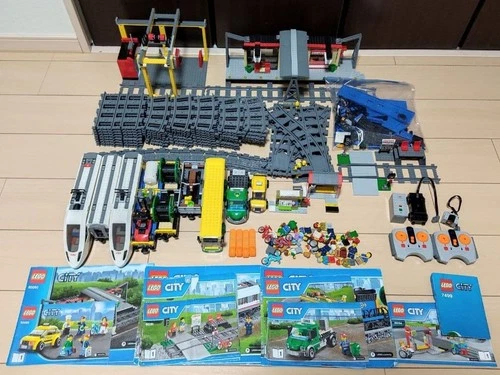 LEGO City Cargo Train 60052 High-speed Passenger Train 60051 60050 60154 Set