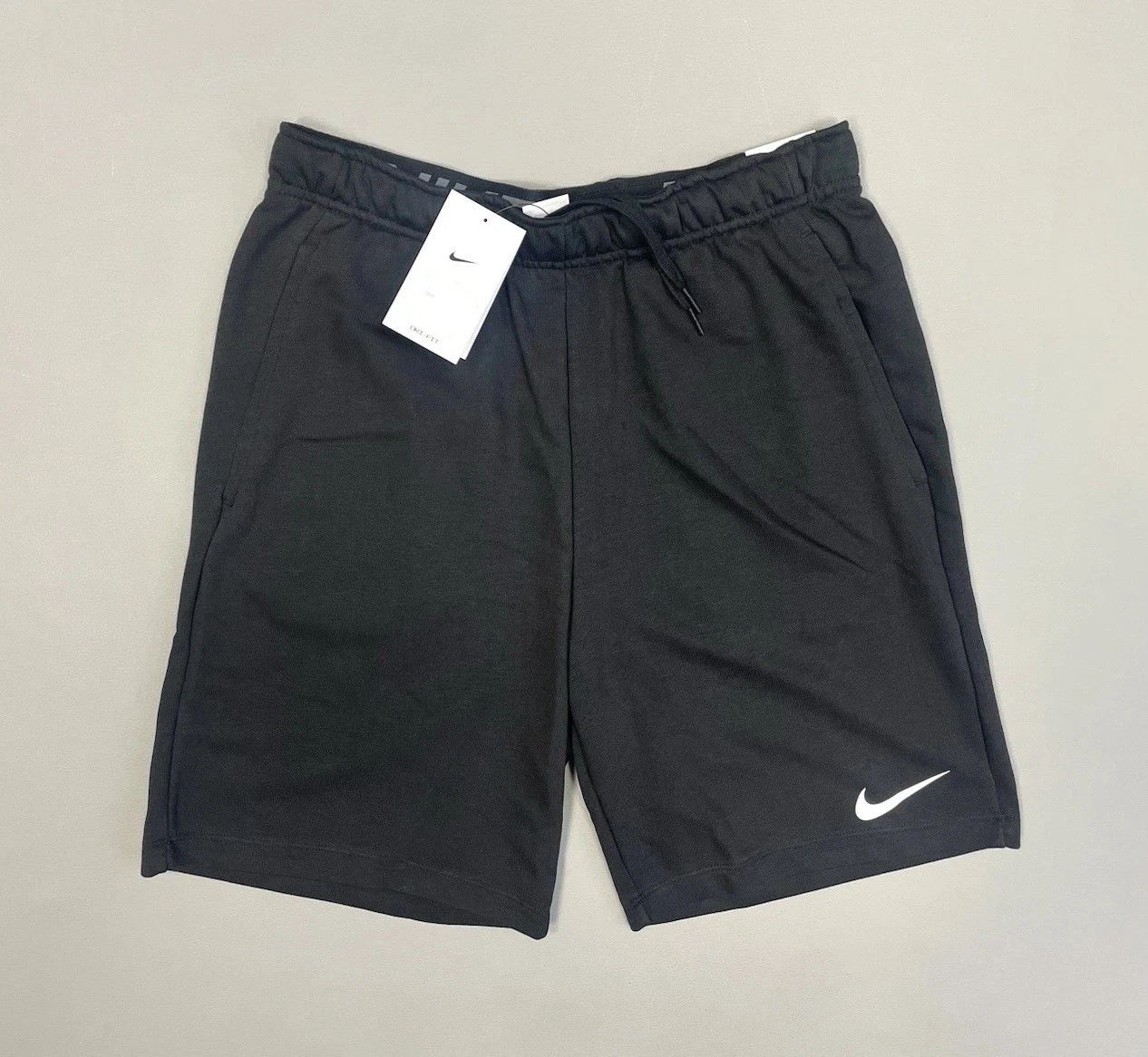 Nike Dry Fitness Fleece Training Shorts Dri-Fit - Mens Size Large Black RRP £45