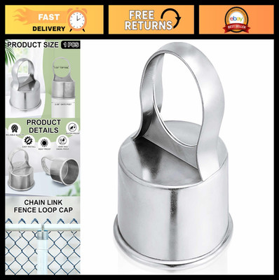 Aluminum Chain Link Fence Ring Cap Eye Top Repair Hardware - 1 7/8'' (Fits 1 5/8''