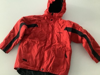 SCHÖFFEL VENTURI Ski-Jacke Anorak Jungen Winter 140/146 rot/schwarz Schnee TOP06