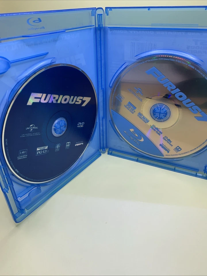 Fast and the Furious 7 - Extended Edition (Blu-ray + DVD, 2015) - Image 4 of 4