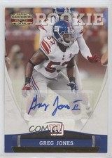 2011 Panini Gridiron Gear Rookie Gold Signatures /299 Greg Jones #172 Auto 7m0