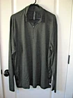 Vuori Men’s Ease Performance Half Zip Pullover Black Heather XXL pullover
