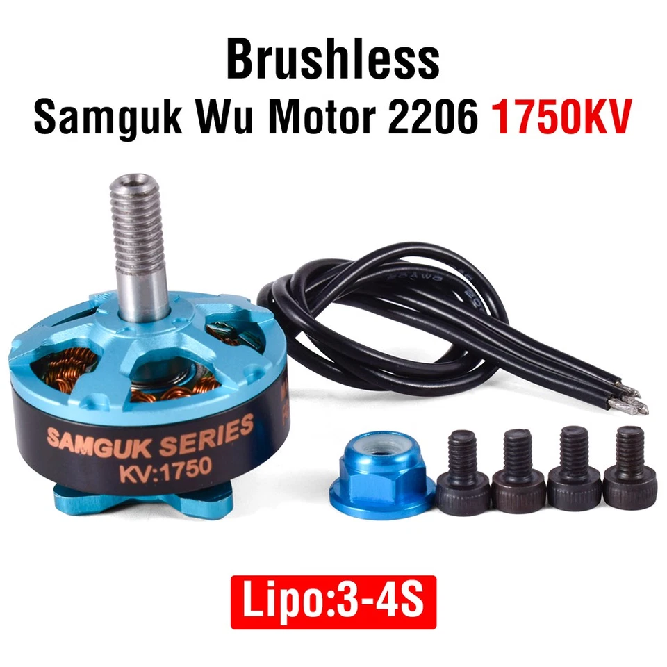 DYS SAMGUK WU 2206 Brushless Motor 1750KV 2400KV 2700KV For FPV Racing Drone - Image 4 of 4