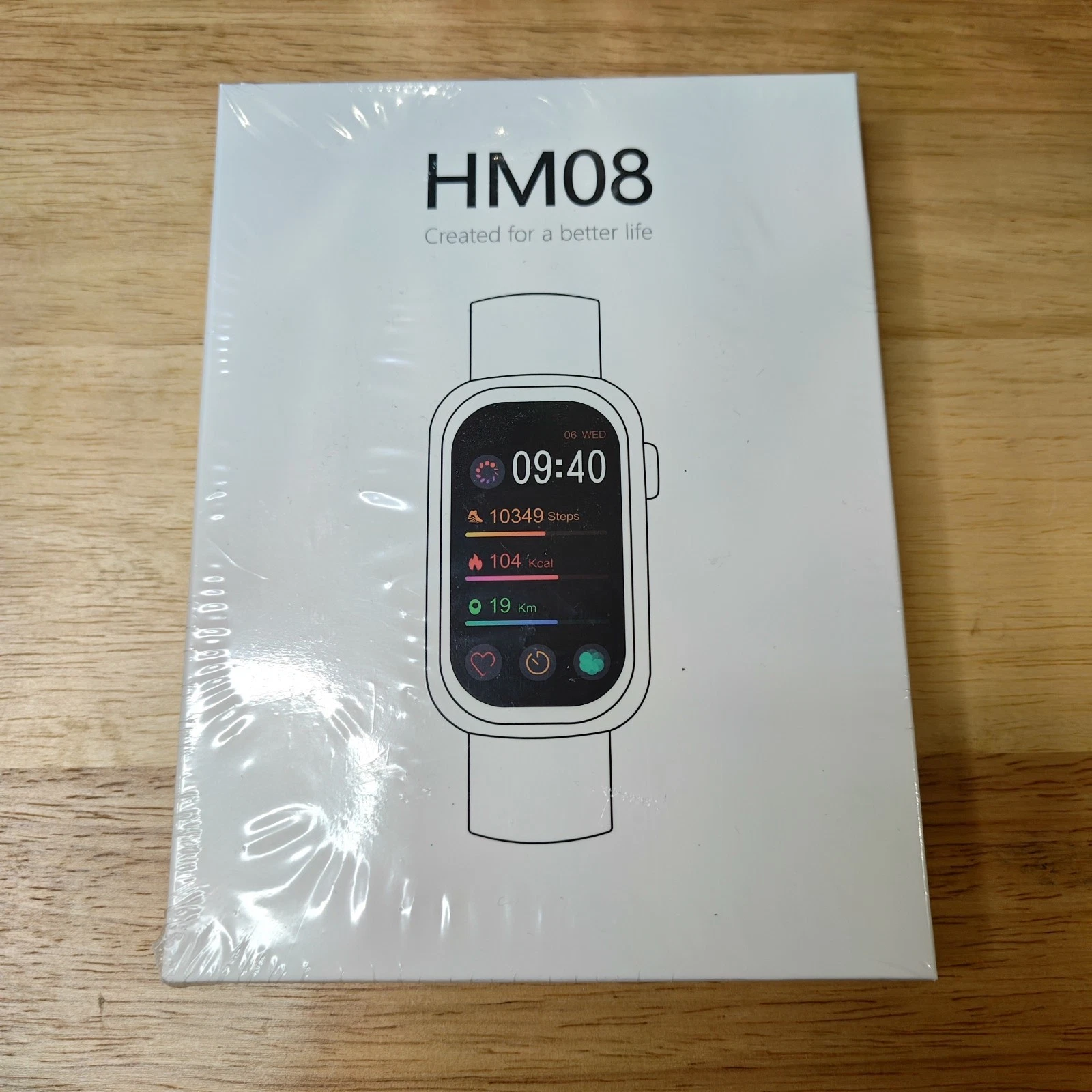 New FITVII Fitness Tracker with 24/7 Heart Rate & Blood Pressure HM08 Monitor