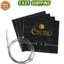 Cecilio Violin Strings Size 1/2 and 1/4 Violin Strings, G D A and E 1 Set 