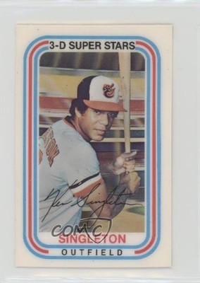 1976 Kellogg's 3-D Super Stars Ken Singleton #12 2u3