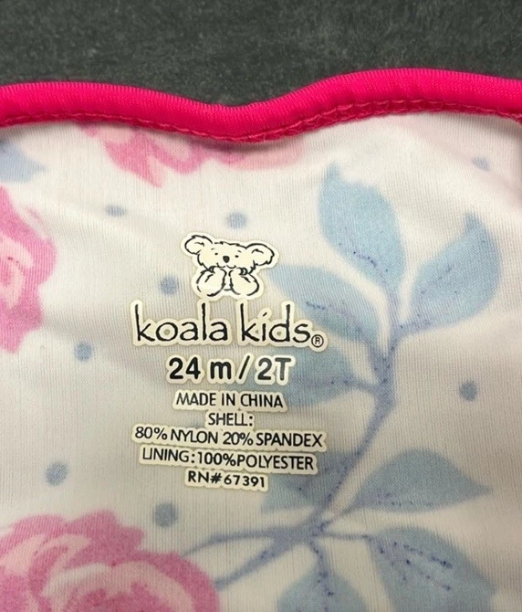 Koala Kids Baby Girl One piece bathing suit size 24m/2T - Image 4 of 4