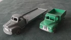 ORIGINAL VINTAGE DIECAST DINKY TOYS DUBLO TRUCKS BEDFORD & AUSTIN LOT OF 2 1950s