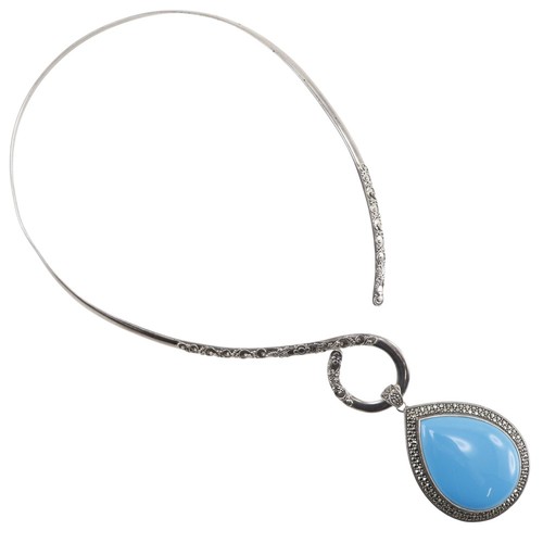 choker Silver925/Turquoise 57.2g Women