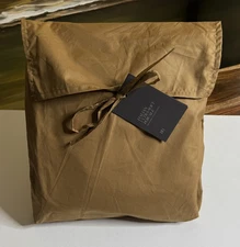 Restoration Hardware Italian Ultra-Soft Percale Box Spring Cover Twin Camel $195