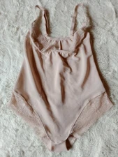 TU Shapewear Slimming Wear Your Own Bra Control Nude Pink Body Lace Corset 10