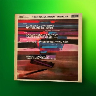 Prokofiev - Classical Symphony - Ansermet - Decca SXL 2292 UK 1st ED - EX