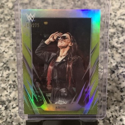 2026 Topps Chrome WWE Alba Fyre Base /275 Yellow WF96