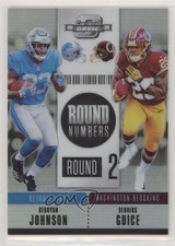 2018 Contenders Optic Round Numbers 46/175 Derrius Guice Kerryon Johnson 3wu
